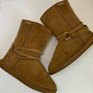 BearPaw Adele Pull On Boot, Hickory Sz 10